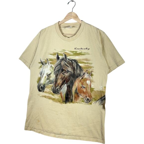 Vintage Kentucky Horse Tee L - Picture 3 of 7